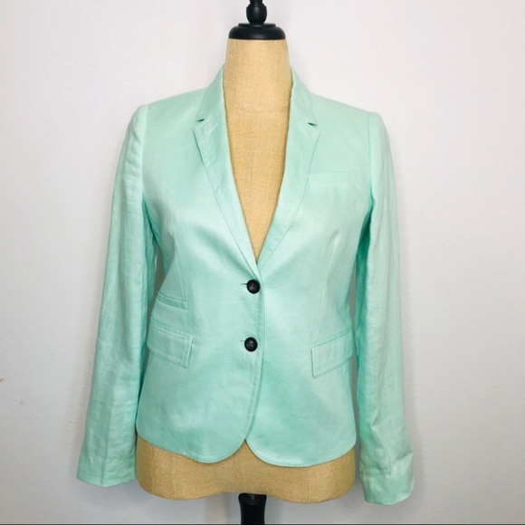 EUC J Crew linen blazer - Picture 1 of 5
